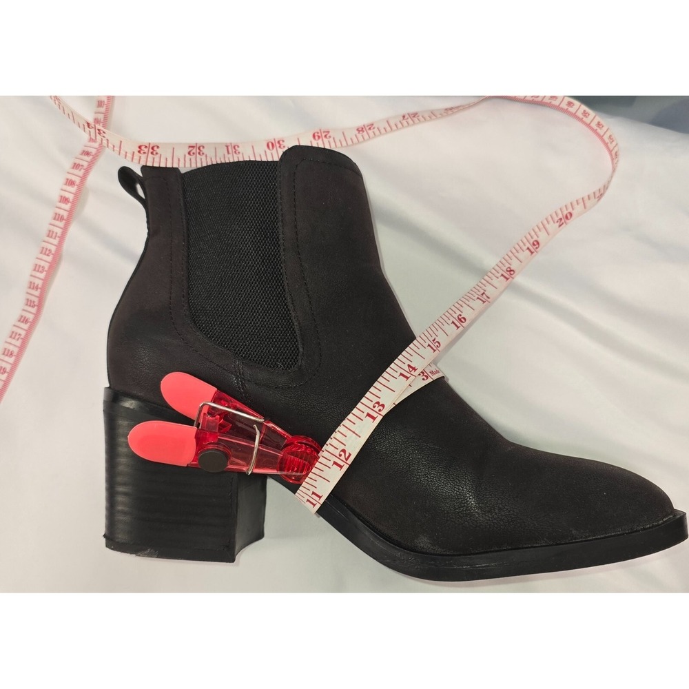 MIA Black Block Heel Ankle Booties – Women's Size‎ 9 Western Chelsea Fall Boots - Picture 6 of 12